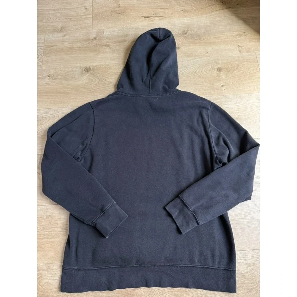 Mens The North Face trivet pullover hoodie black logo outdoors hiking size L